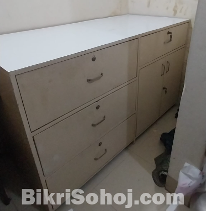 Wardrobe cum Cutting Table cum Iron Table